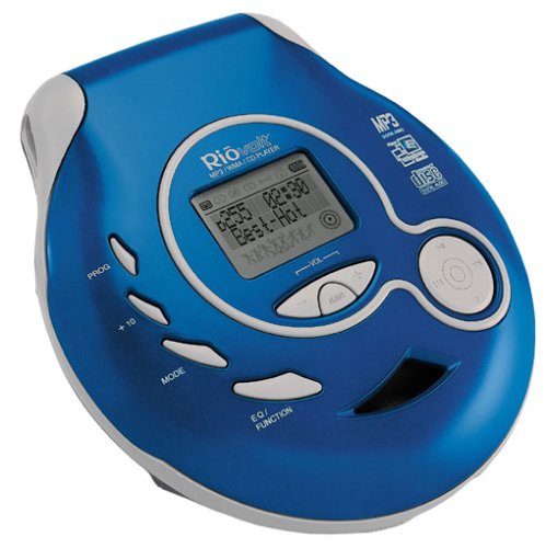Festplatten: SONICblue RioVolt SP90 tragbarer MP3-CD-Player blau