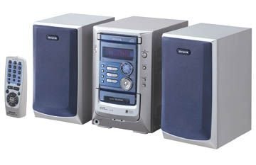 Elektronik und Foto: Aiwa XR-M182R Kompaktanlage silber/blau