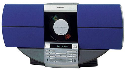 Festplatten: Samsung S-2000 CD-Radio silber/blau