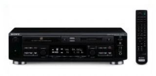 Festplatten: Sony MXD-D40 MiniDisc-Deck schwarz