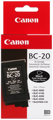 Camcorder: Canon BC-20 BK Schwarzdruckkopf (Tintenpatrtone), 44ml