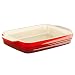 Le Creuset Traditional Stoneware Cherry Red Rectangular Baking Dish