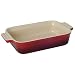 Le Creuset Traditional Stoneware Cherry Red Rectangular Baking Dish