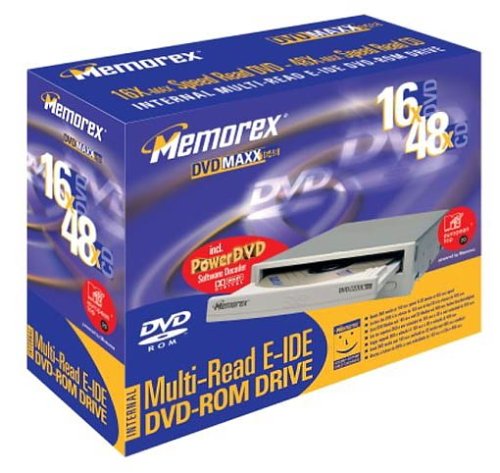 MP3 Player: Memorex DVD-MAXX 1648 16x/48x DVD-ROM-Laufwerk