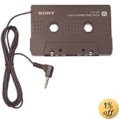 Sony Cassette Adapter for MP3, MiniDisc, and Discman Players