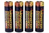 Monster Cable MB AA 1800-4 Ultra-High Capacity Rechargeable Monster PowerCells