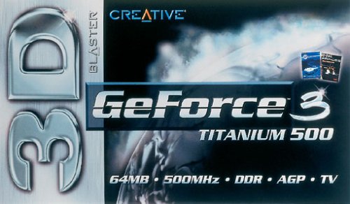 Camcorder: Creative 3D Blaster GeForce3 Titanium 500 Grafikkarte