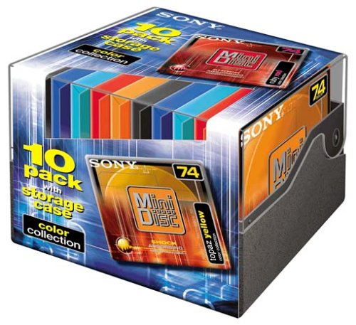 Festplatten: Sony MDW-74 MiniDisc (74min) 10er-Pack