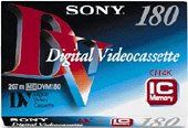 Festplatten: Sony DV-180 MEM DV-Videokassette (180 min)