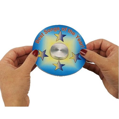 Heimkinosysteme: Hama Zentrierhilfe f�r CD-ROM-Etiketten aus Aluminium