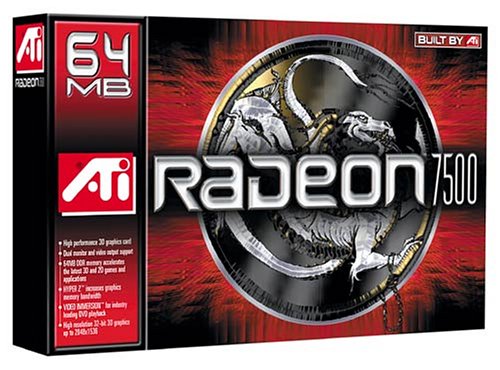 Elektronik und Foto: ATI Radeon 7500 Grafikkarte
