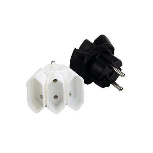 Heimkinosysteme: Hama 3fach Multistecker schwarz