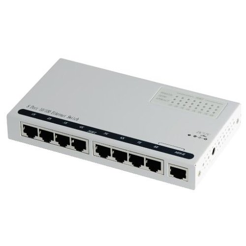 Heimkinosysteme: Hama 8-Port-Switching-Hub 10/100MBps
