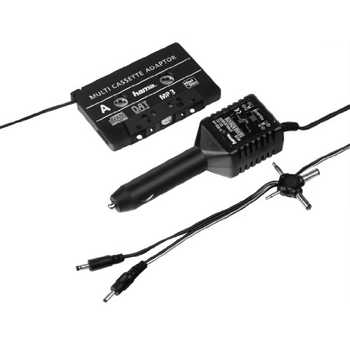 Heimkinosysteme: Hama CD-Adapter-Set f�rs Auto (mit Auto-Netzteil)