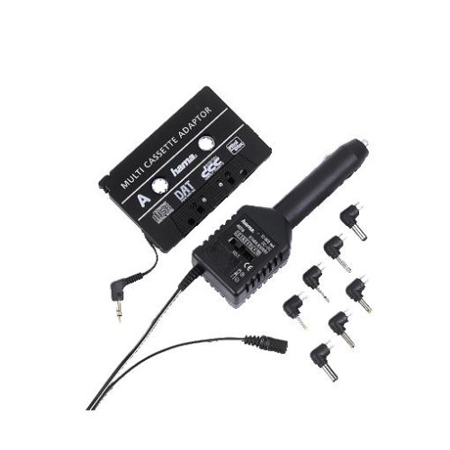 Heimkinosysteme: Hama CD-Adapter-Set f�rs Auto (mit 7 einzelnen Anschlussadaptern und Auto-Netzteil)
