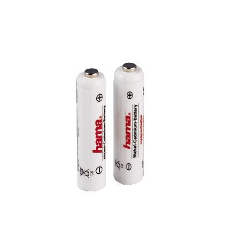 Heimkinosysteme: Hama 2er-Pack Micro AAA NiCd-Akkus (1,2 V/220 mAh)
