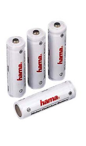 Heimkinosysteme: Hama 4er-Pack Mignon AA NiCd-Akkus (1,2 V/500 mAh)