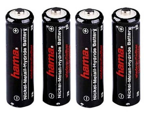 Heimkinosysteme: Hama 4er-Pack Mignon (AA) NiMH-Akkus (1600 mAh)
