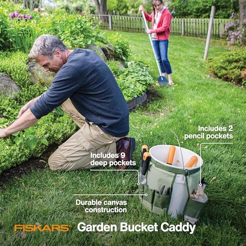 Fiskars 94246974  Harvest Gear Garden Bucket Caddy