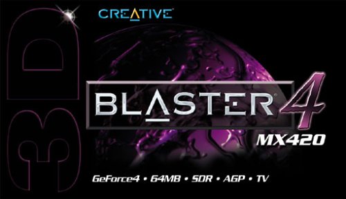 Camcorder: Creative 3D Blaster GeForce4 MX420 AGP-Grafikkarte 64MB SDRAM (Retail)