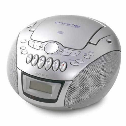 Festplatten: Sony CFD-E77L tragbarer Radiorekorder silber