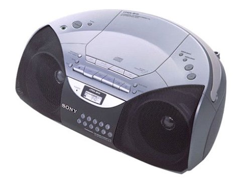 Festplatten: Sony CFD-S200L tragbarer CD-Radiorekorder (mit handlicher Design-Fernbedienung) silber