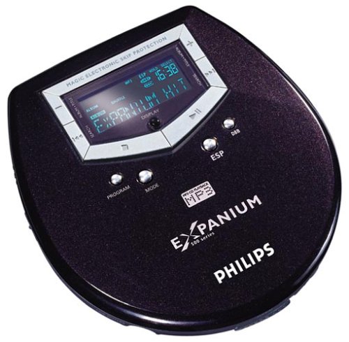 Projektoren: Philips eXpanium EXP 501 tragbarer MP3-CD-Player aubergine