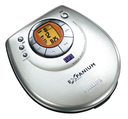 Projektoren: Philips eXpanium EXP 301 tragbarer MP3-CD-Player silber