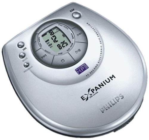 Projektoren: Philips eXpanium EXP 203 tragbarer MP3-CD-Player silber