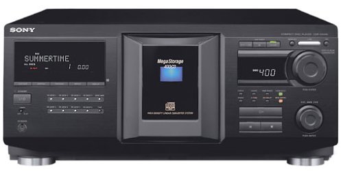 Festplatten: Sony CDP-CX455 400-fach CD-Wechsler schwarz