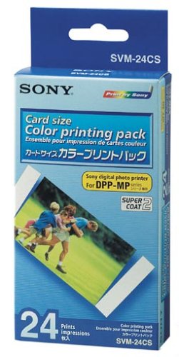 Festplatten: Sony SVM-24CS Fotopapier f�r DPP-MP1 (24 Blatt)