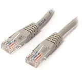 3ft Gray Cat5 Certified Patch Cable Molded
