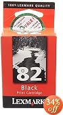Lexmark #82 factory (OEM) Black Print Cartridge