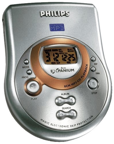 Projektoren: Philips eXpanium EXP 411 tragbarer MP3-Mini-CD-Player