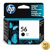 HP 56 Black Inkjet Print Cartridge (C6656AN)