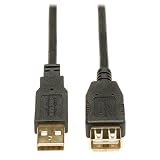 6ft USB 2.0 Ab Extension Cable Gold for Use with USB 2.0 Cables