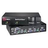 2port Cybex Switchview KVM 1user PS2/ser for Pc - with o Cables