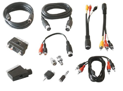 Digitalkameras: Dr.-Ing. Sieger Video-Audio-Set 12 tlg. Scart, Cinch, SVHS, DIN, Klinke, BNC