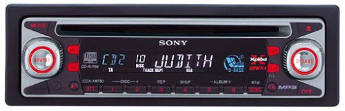 Festplatten: Sony CDX-MP30 MP3-CD-Tuner schwarz