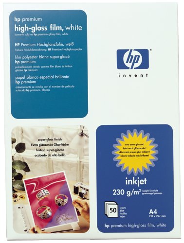 Heimkinosysteme: Hewlett Packard C3837A Premium Hochglanzpapier, A4