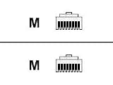 Paradyne - Network cable - RJ-48C (M) - RJ-48C (M) - 49 ft - UTP