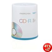 Memorex 700MB/80-Minute 52x CD-R Media (100-Pack Spindle)