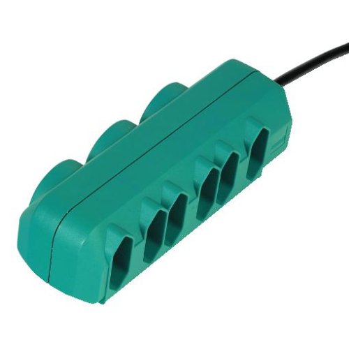 Heimkinosysteme: Hama Steckdosenleiste 9fach, Mint-T�rkis