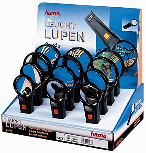 Heimkinosysteme: Hama Display Leuchtlupen rund 2x/4x