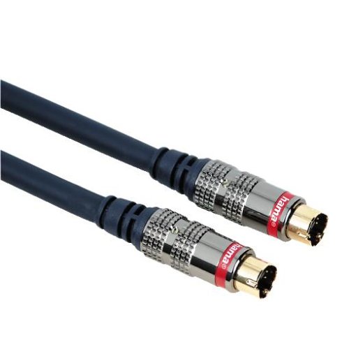 Heimkinosysteme: HomeTheatre Video-Verbindungskabel 1 S-VHS-Stecker - 1 S-VHS-Stecker, 5 m