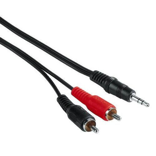 Heimkinosysteme: Hama Audio-Kabel 2 Cinch-St. - 3,5-mm-Klinken-St., 2 m, 10 St.