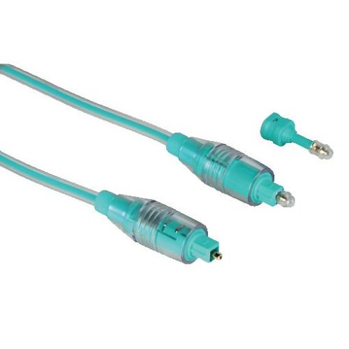 Festplatten: Sportsline Optisches Verbindungskabel Toslink-Stecker, 1,5 m, Eisblau