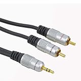 Hama 2 Phono Plug - 3.5mm Stereo Plug 5mtr