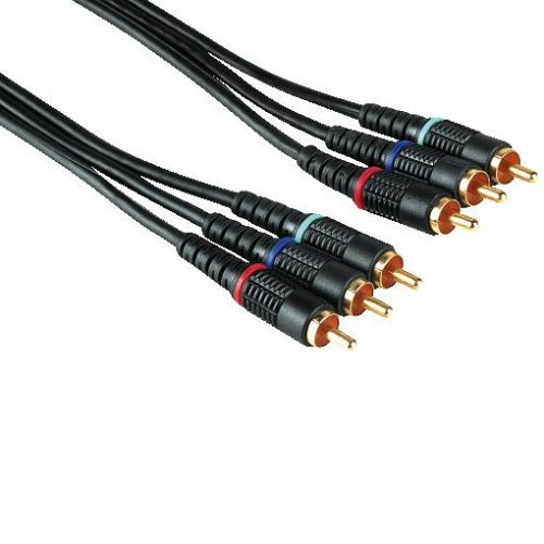 Heimkinosysteme: Hama Surround-Sound-Kabel 3 Cinch-Stecker - 3 Cinch-Stecker "YUV", 5 m