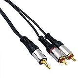 Hama 3.5mm Stereo Jack Plug2 Phono (Gold)